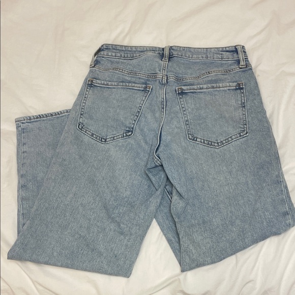 Old Navy Light Blue Straight Leg Jeans - Picture 2 of 4